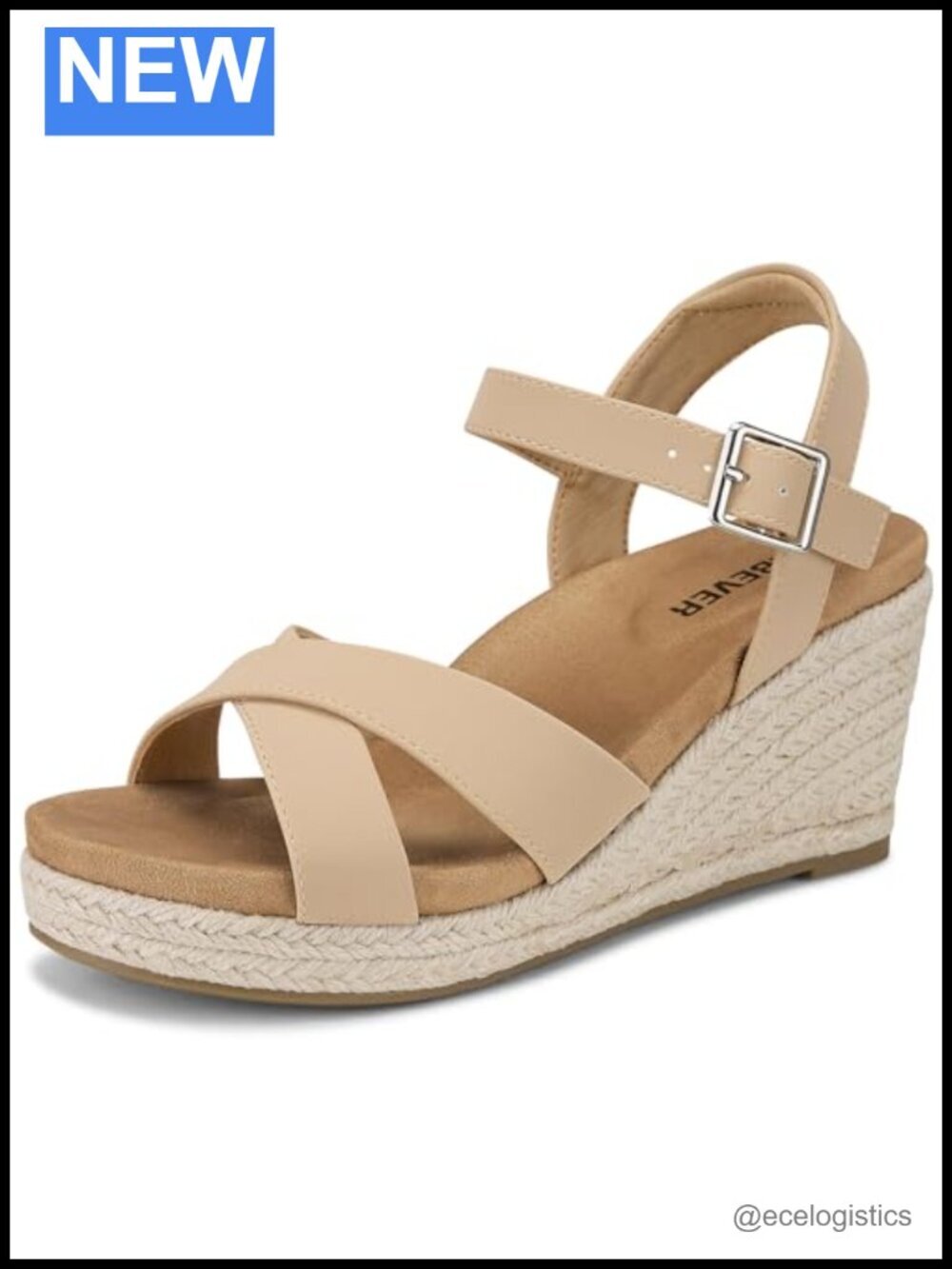 Women's Wedge Sandals - Orthotic Arch Support Memory Foam Espadrilles